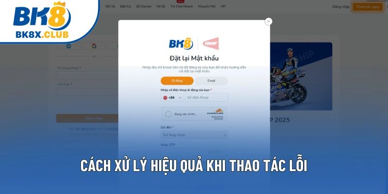 Cách xử lý hiệu quả khi thao tác lỗi Cách xử lý hiệu quả khi thao tác lỗi