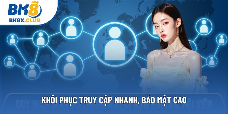 Khôi phục truy cập nhanh, bảo mật cao Khôi phục truy cập nhanh, bảo mật cao